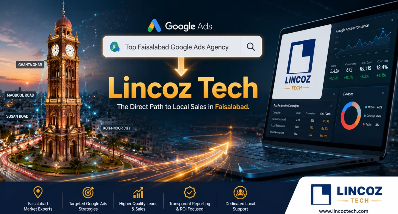 Google Ads agency in Faisalabad
